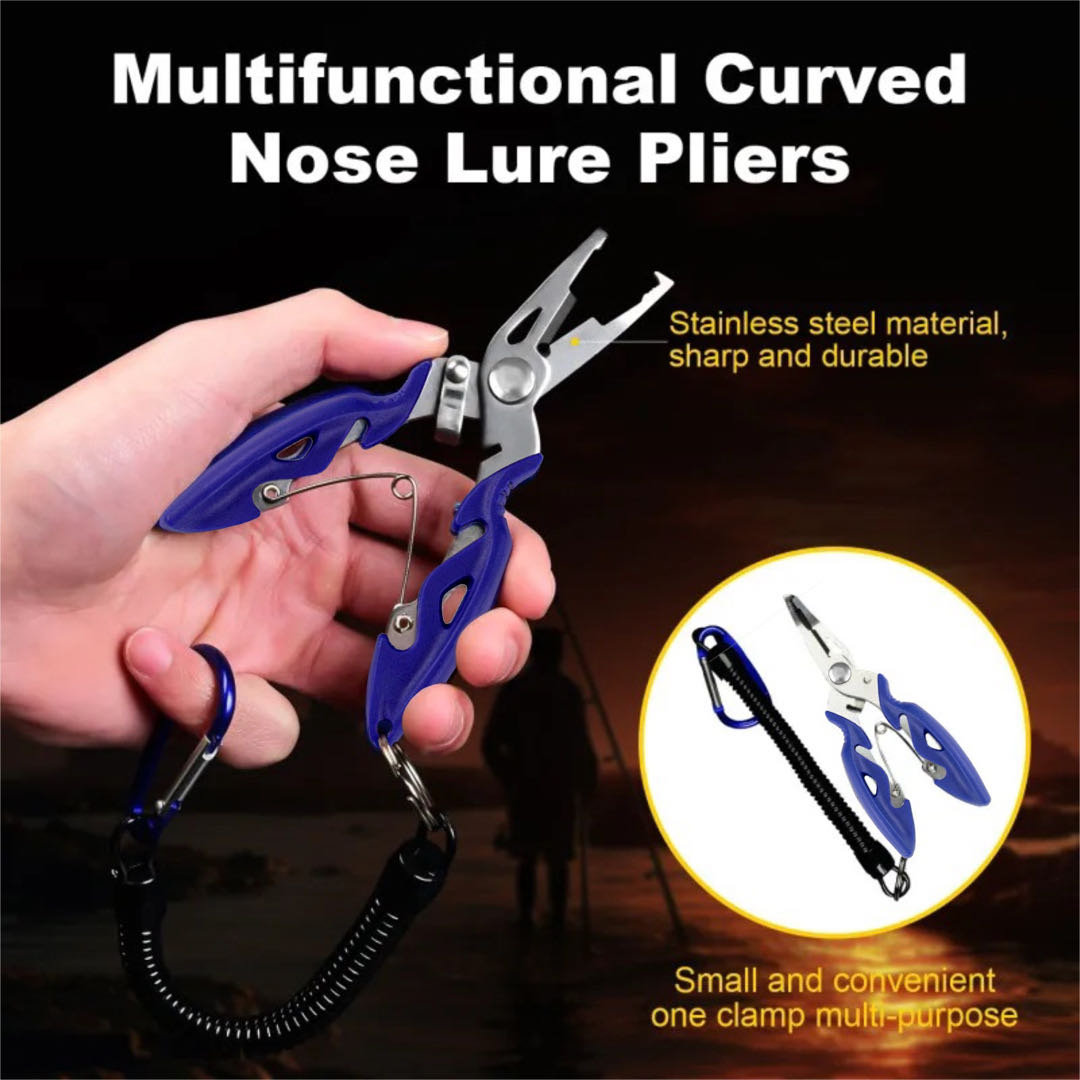 Fishing Line Cutter - كماشة فرعية للطريق منحنية متعددة الوظائف