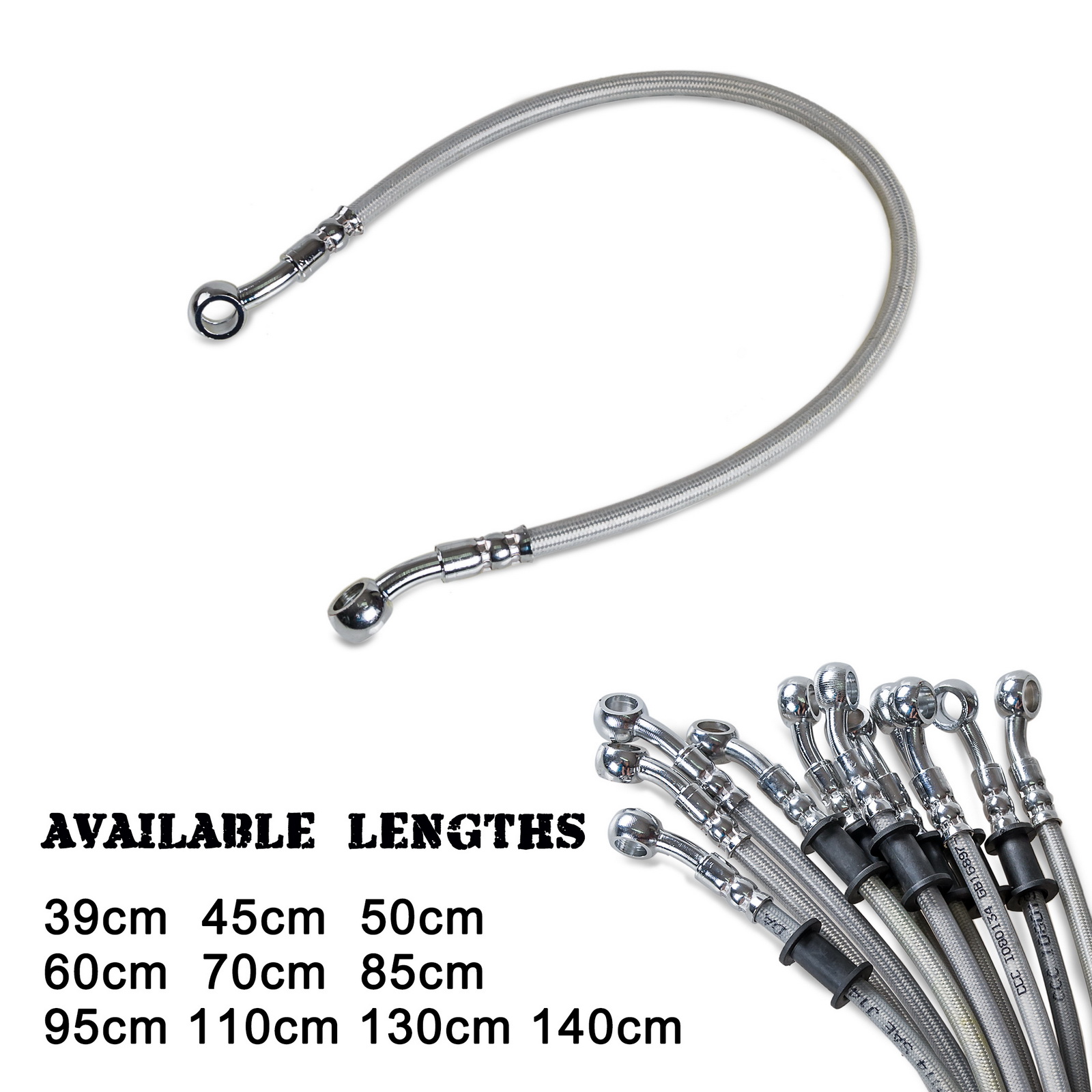 Braided Line - خرطوم زيت فرامل الدراجات النارية بطول