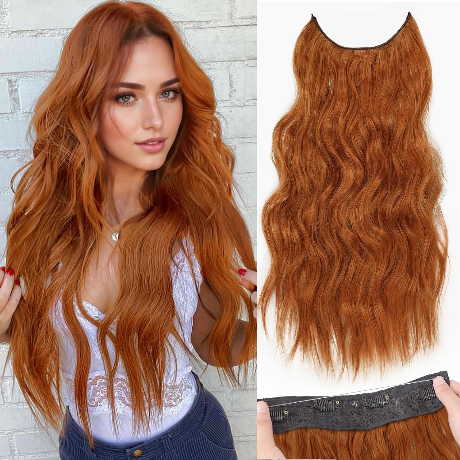Tippet Line - وصلات شعر اصطناعية غير مرئية ،