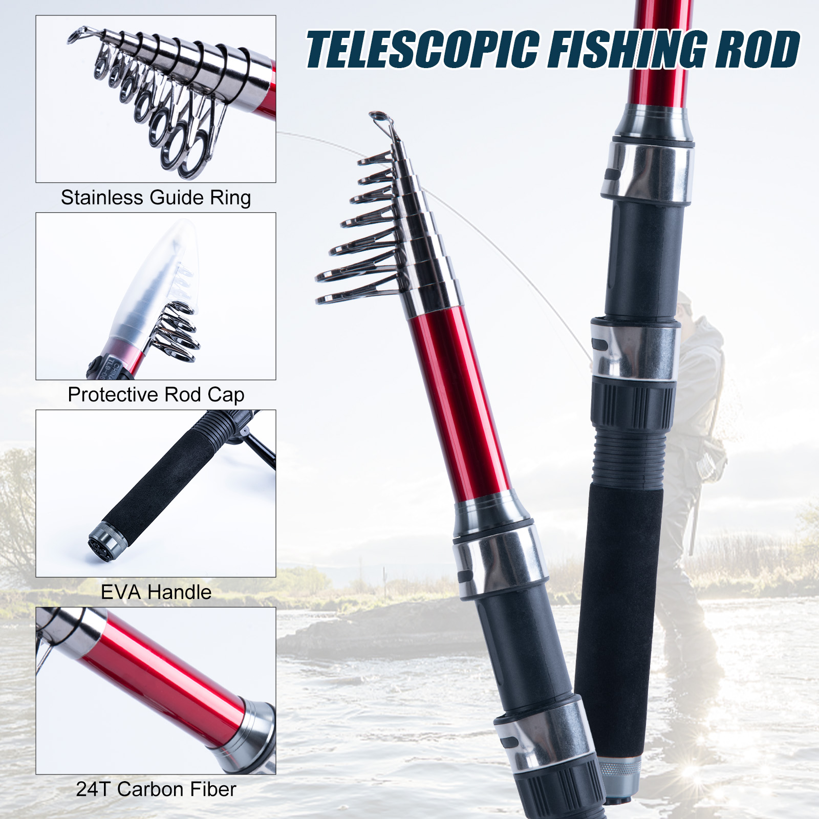 طقم صيد السمك من جوتور: صنارة  - مراجعة Fishing Line Spooler وسعره