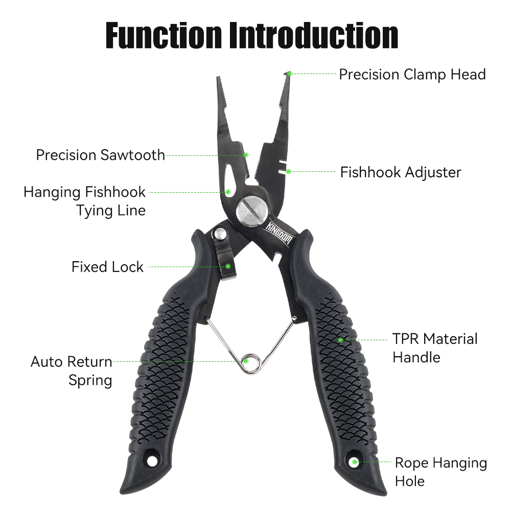 المملكة كماشة الصيد متعددة الو - مراجعة Fishing Line Cutter وسعره