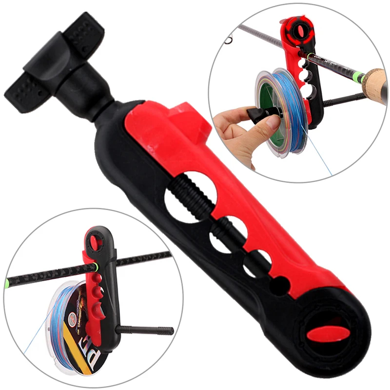 1/2 قطعة آلة لف خيط الصيد قابل - مراجعة Fishing Line Dispenser وسعره