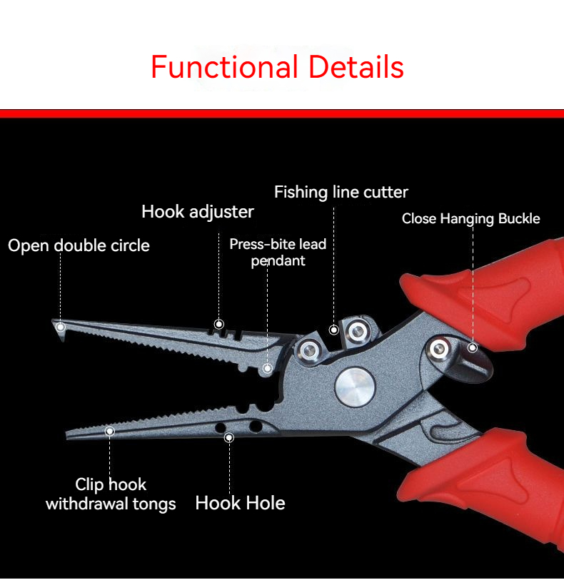 كماشة صيد متعددة الوظائف عالية - مراجعة Fishing Line Cutter وسعره