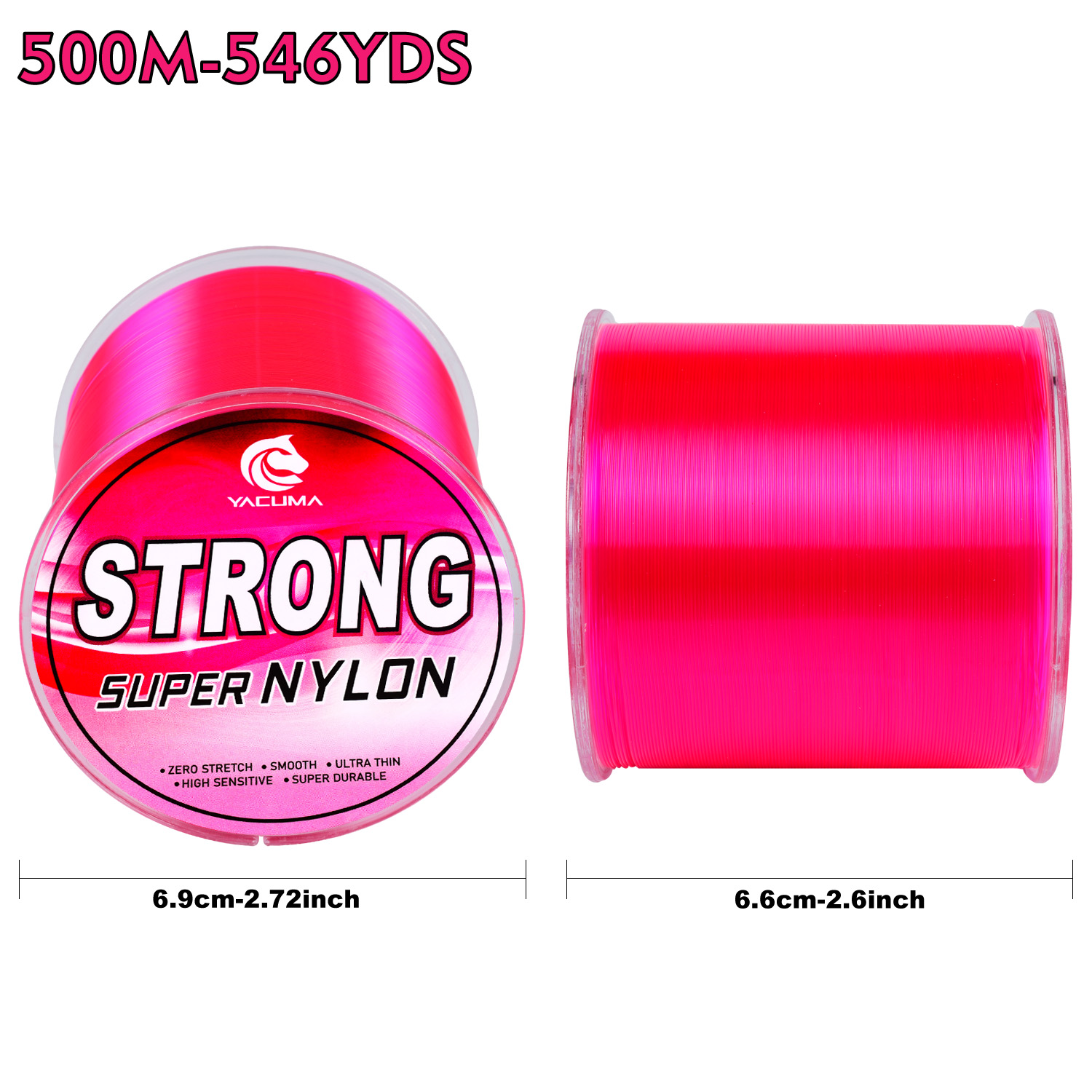خيط صيد ياكوما 500 متر-546 يار - مراجعة Fluorocarbon Line وسعره